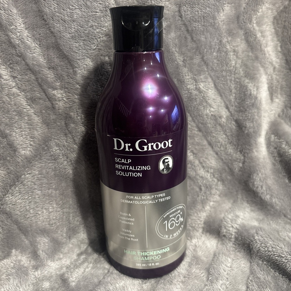 Dr. Groot Hair Thickening Shampoo Biotin Prebiotics Scalp Solution‎ 13 Fl Oz NEW